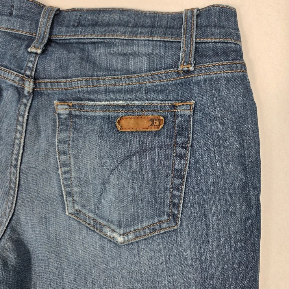 Joe's Jeans Geordie Bermuda Shorts Womens 25 Blue Stretch Coastal Preppy Denim